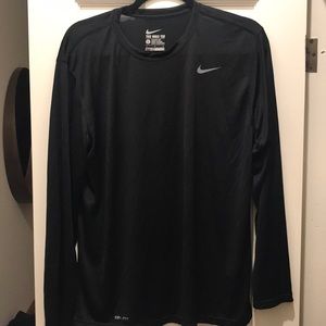 Nike long sleeve Dri-Fit black T-shirt